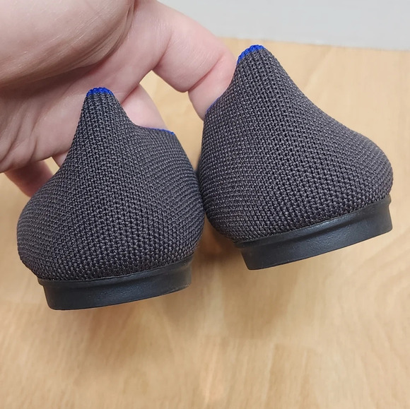 Rothys Grey Knit Round Toe Flats Women's size 8 like new - Picture 13 of 15